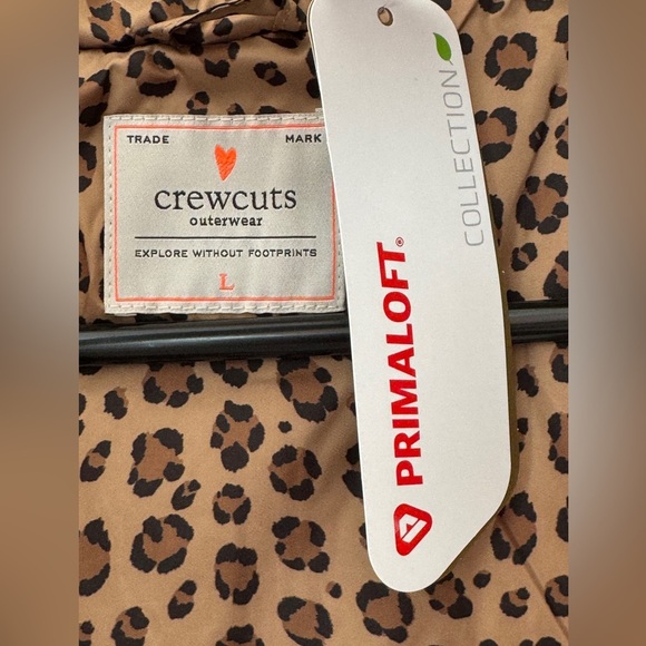 J.Crew Crewcuts Girls' metallic cropped puffer jacket with PrimaLoft - Picture 5 of 12